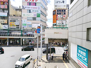 北千住校の道順写真2