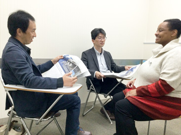 イーオン山口校は、お仕事・学校帰りに通学される方が多いです。